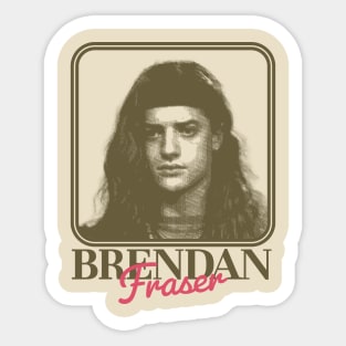 brendan fraser legend Sticker